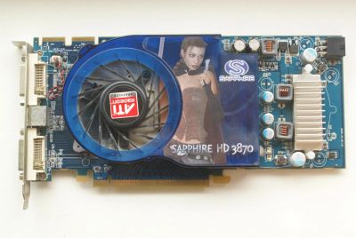 Лот: 7782449. Фото: 1. Sapphire HD 3870 512Mb 256bit. Видеокарты