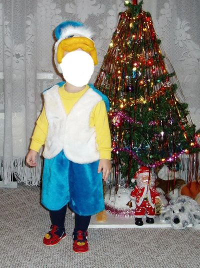 Лот: 3551853. Фото: 1. Новогодний детский костюм "Утёнок... Детские карнавальные, праздничные костюмы