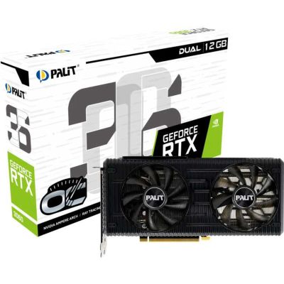 Лот: 25192954. Фото: 1. Видеокарта Palit GeForce RTX 3060... Видеокарты