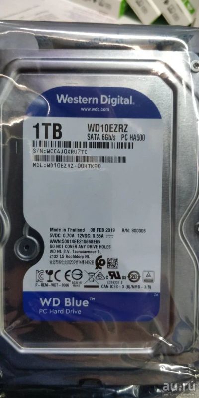 Лот: 17935673. Фото: 1. Жесткий диск HDD SATA-III 1,0Tb... Жёсткие диски (HDD)