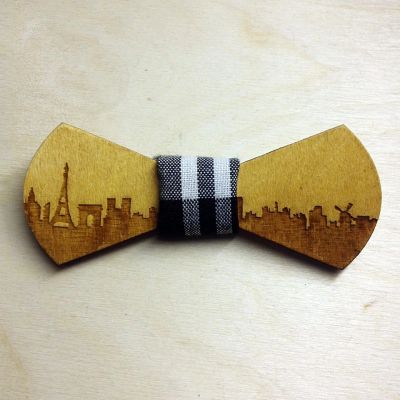 Лот: 5349180. Фото: 1. Бабочка "Paris Wood". Другое (аксессуары)