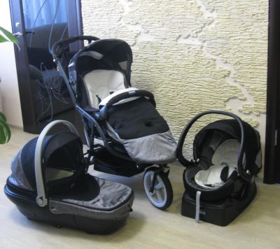 Лот: 10939142. Фото: 1. Коляска 3 в 1 Chicco Trio S3 Black... Коляски