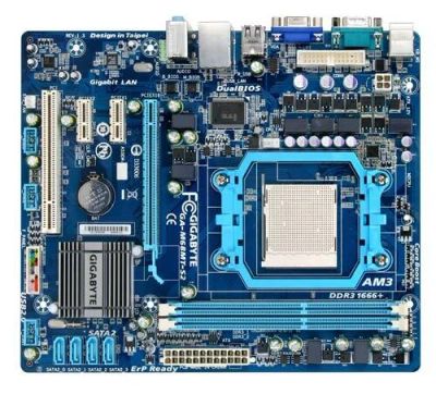 Лот: 18422455. Фото: 1. материнская плата gigabyte m68mt-s2... Материнские платы