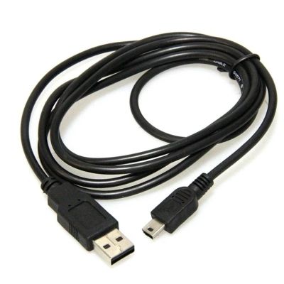 Лот: 9242578. Фото: 1. Кабель USB - MiniUSB (черный... Дата-кабели, переходники