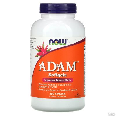 Лот: 17111294. Фото: 1. NOW Adam Male Multi, 180 капс... Спортивное питание, витамины