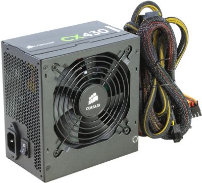 Лот: 8146460. Фото: 1. Блок питания Corsair CX430 430W. Корпуса, блоки питания