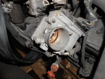 Лот: 20895469. Фото: 1. Заслонка дроссельная Toyota Corolla... Двигатель и элементы двигателя