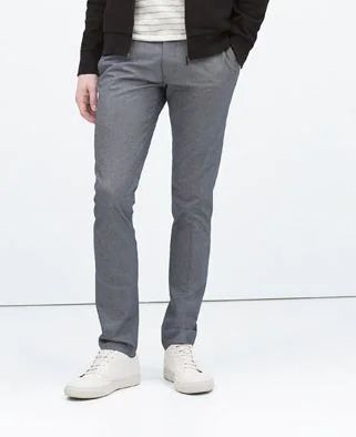 Лот: 5450804. Фото: 1. Мужские брюки «Оксфорд» ZARA... Брюки, джинсы, шорты
