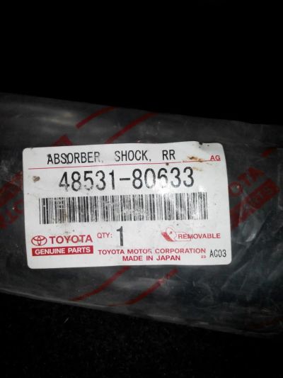 Лот: 4597480. Фото: 1. Амортизаторы Toyota (48531-80633... Ходовая, подвеска, рулевое управление