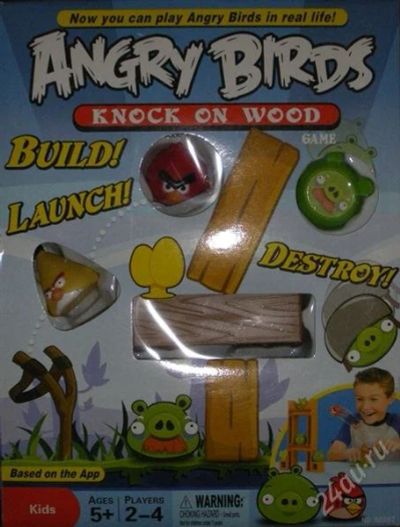 Лот: 2520825. Фото: 1. Настольная игра Angry Birds: Knock... Детские настольные игры