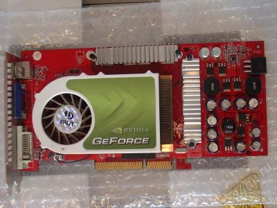 Лот: 419382. Фото: 1. AGP Palit GeFORCE 6800GS 256 Mb... Видеокарты