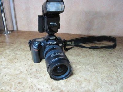 Лот: 678711. Фото: 1. Nikon D70 без объектива!. Цифровые зеркальные