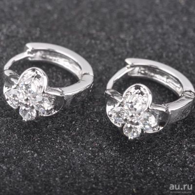 Лот: 9207654. Фото: 1. Серьги.Плакировка золотом 18К... Серьги, каффы