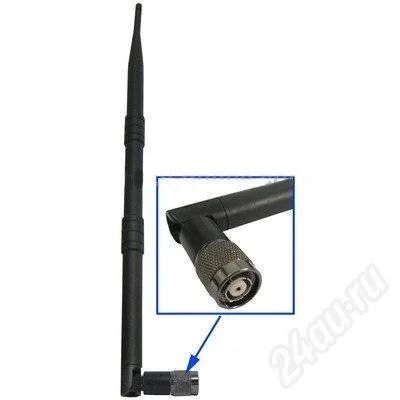 Лот: 658174. Фото: 1. 2.4ghz 9dbi tnc всенаправленная... WiFi, Bluetooth адаптеры