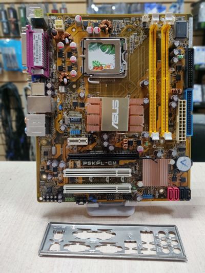 Лот: 20671882. Фото: 1. Материнская плата ASUS P5KPL-CM... Материнские платы