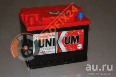 Лот: 13288629. Фото: 1. Аккумулятор UNIKUM 60 А/Ч, Прямая... Аккумуляторы