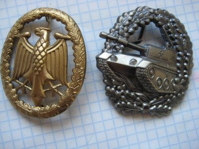 Лот: 18973100. Фото: 1. Редкие Немецкий Знак и кокарда... Памятные медали