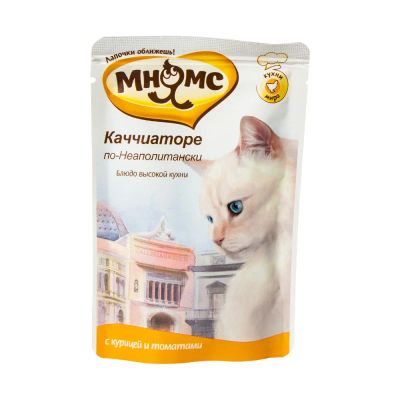 Лот: 10399410. Фото: 1. Корм Мнямс Каччиаторе По-неаполитански... Корма