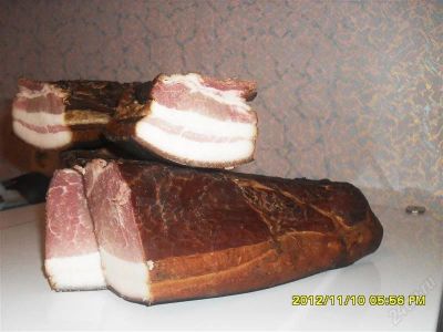 Лот: 2253168. Фото: 1. Сало копченое! Натурального деревенского... Мясо, птица, яйцо