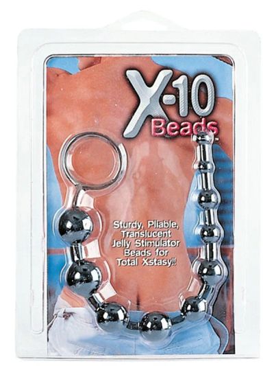 Лот: 22069927. Фото: 1. Анальная цепочка X-10 Beads... Игрушки