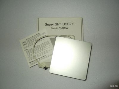 Лот: 10013976. Фото: 1. AXIOM Super Slim USB 2.0 Slot-in... Приводы CD, DVD, BR, FDD