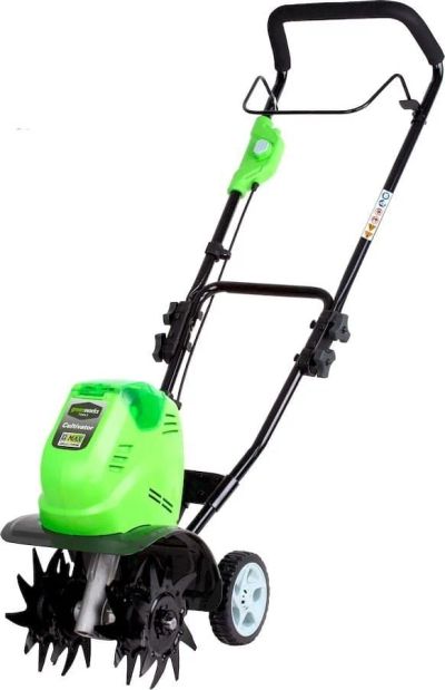 Лот: 17662044. Фото: 1. Мотокультиватор GreenWorks G40TL... Культиваторы, мотоблоки
