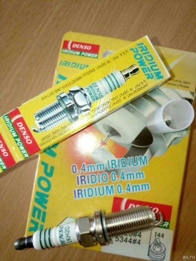 Лот: 11962736. Фото: 1. Иридиевые свечи Denso 4 шт. Двигатель и элементы двигателя