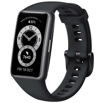 Лот: 19196771. Фото: 1. Фитнес-браслет Huawei Band 6 Графитовый... Смарт-часы, фитнес-браслеты, аксессуары