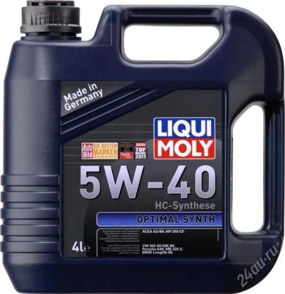 Лот: 2307498. Фото: 1. масло Liqui Moli Optimal Synth... Масла, жидкости