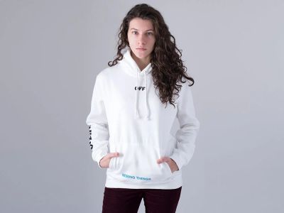 Лот: 16015475. Фото: 1. Худи OFF-WHITE (12894). Свитеры, толстовки, худи