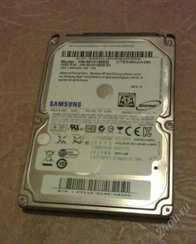 Лот: 1884343. Фото: 1. винчестер для ноут бука 1Tb... Жёсткие диски (HDD)