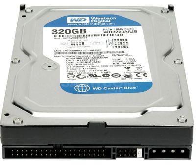 Лот: 16606929. Фото: 1. Жесткий диск для PC: WD Blue WD3200AAJB... Жёсткие диски (HDD)