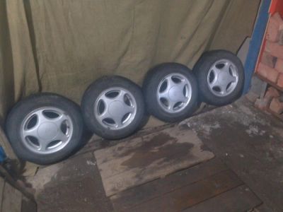 Лот: 3595520. Фото: 1. Литые диски на летней резине Toyota. Шины на дисках