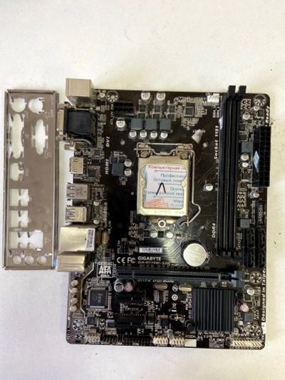 Лот: 16167849. Фото: 1. Материнская плата Gigabyte GA-H110M-S2H... Материнские платы