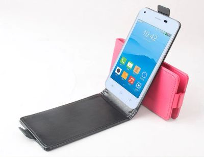 Лот: 4214615. Фото: 1. Чехол флип Jiayu F1 (белый, кожзам... Чехлы, бамперы