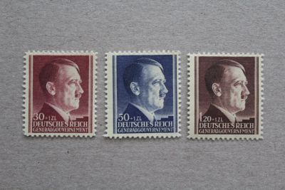 Лот: 23678109. Фото: 1. Германия 1942 года. 3 Рейх. Оккупация... Марки