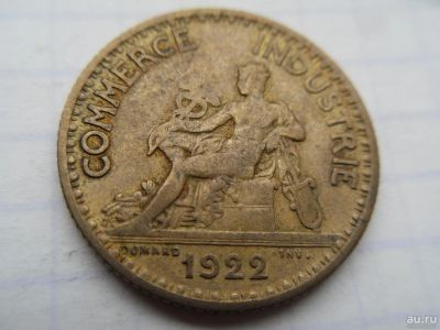 Лот: 8417916. Фото: 1. Франция 1 франк 1922. Европа