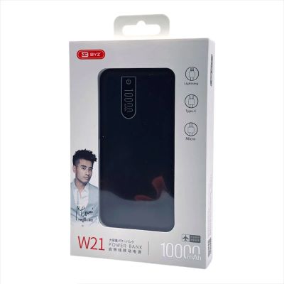 Лот: 22147189. Фото: 1. POWER BANK BYZ W21 10000 mAh Black. Другое (бытовая техника)