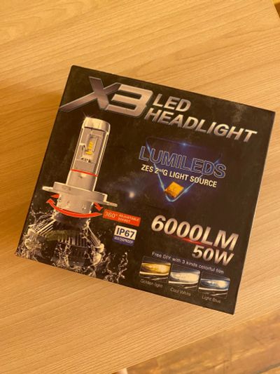 Лот: 20537101. Фото: 1. Светодиодные лампы X3 LED Headlight... Оптика и освещение