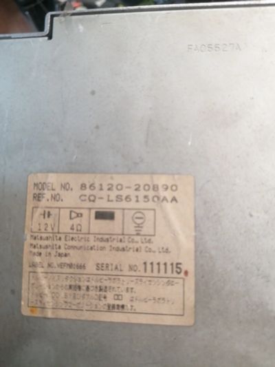 Лот: 19000100. Фото: 1. Магнитола toyota. Автомагнитолы