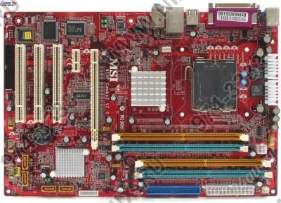 Лот: 583949. Фото: 1. Материнская плата MSI 915P Combo2... Материнские платы