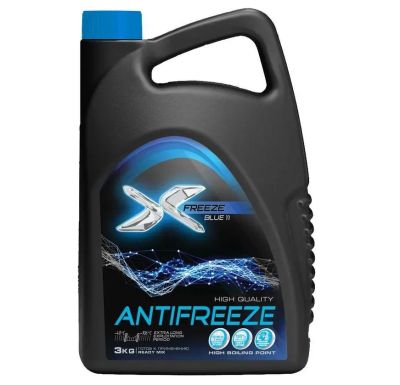 Лот: 23231708. Фото: 1. Антифриз X-Freeze Синий 3кг. Масла, жидкости