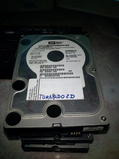 Лот: 4091779. Фото: 1. 3"5 HDD под списание. WD3200AAJS-65RYA0. Жёсткие диски (HDD)