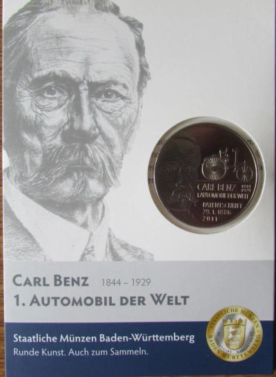Лот: 10057546. Фото: 1. Германия 2011 медаль жетон Карл... Сувенирные