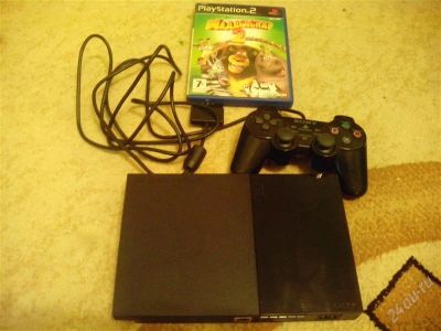 Лот: 2546317. Фото: 1. Playstation 2 + диск. Игровые приставки, консоли