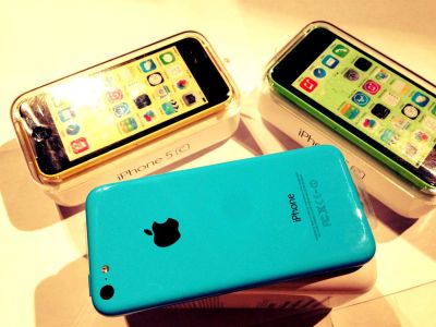 Лот: 3378498. Фото: 1. Apple iPhone 5C Blue 16GB New... Смартфоны