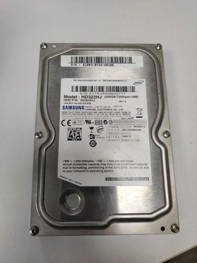 Лот: 19460407. Фото: 1. Жесткий диск 3,5" 320Gb Samsung... Жёсткие диски (HDD)