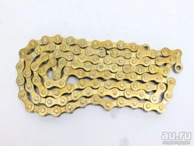 Лот: 8791267. Фото: 1. Цепь KMC Z510 gold (BMX). Запчасти
