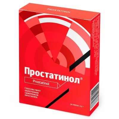 Лот: 24336279. Фото: 1. Простатинол капс. №30. Лекарства