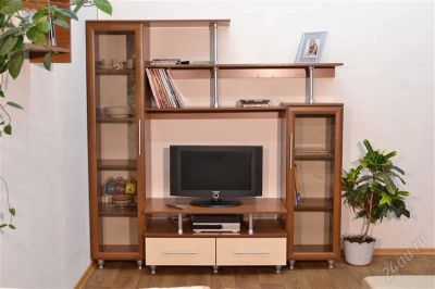 Лот: 926996. Фото: 1. Стенка в гостиную (ЛДСП). Гостиные, стенки, горки